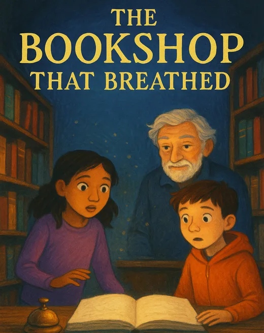 Book cover for The Bookshop That Breathed