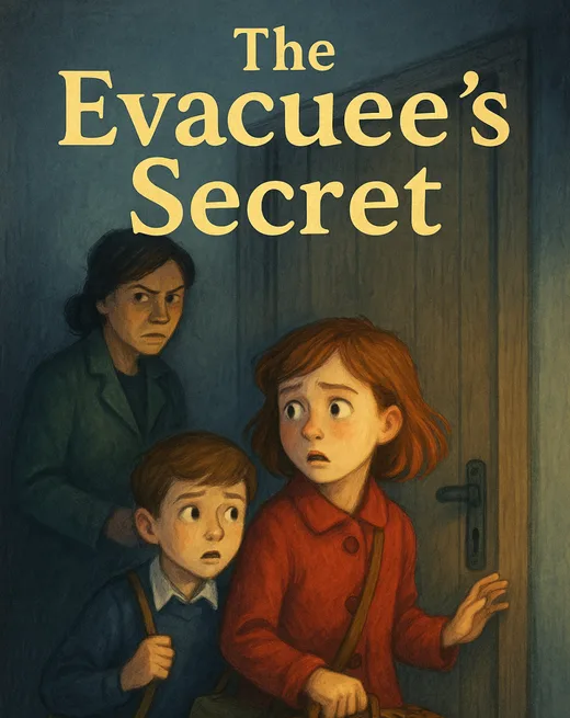 Book cover for The Evacuee's Secret