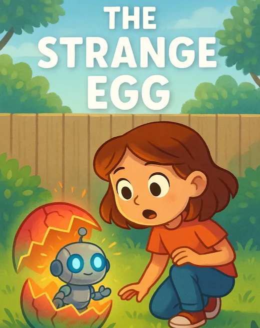 Book cover for The Strange Egg