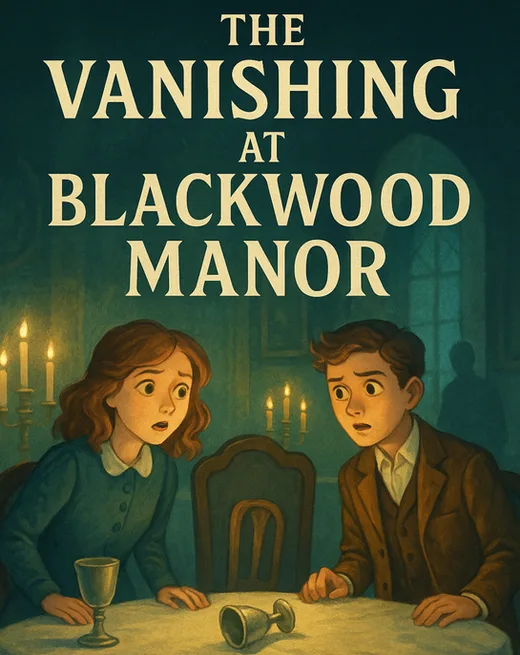 Book cover for The Vanishing at Blackwood Manor